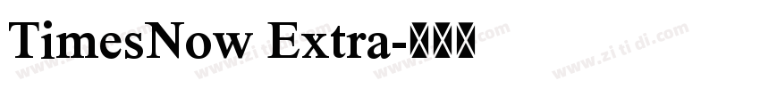 TimesNow Extra字体转换